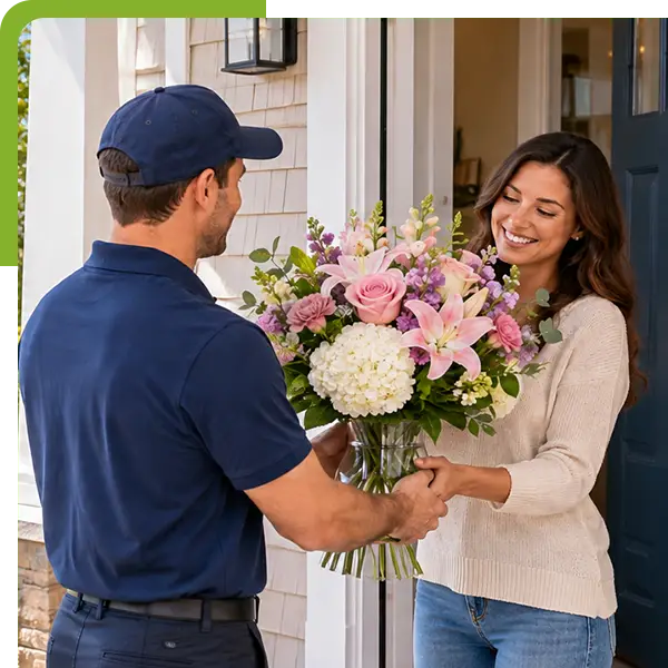 Same-day flower delivery at a coastal Connecticut home for Branford flower delivery